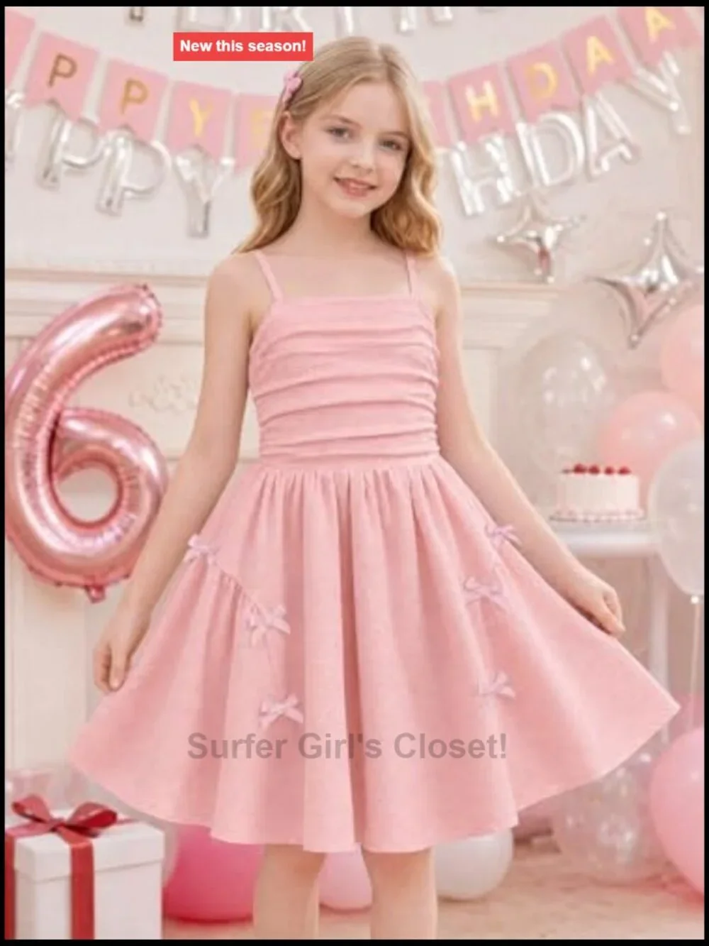 Sleeveless Cami Sundress with Smocked Back - Casual Party Flowy A-Line